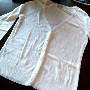 BEAUTIFUL!!!NEW Merona beaded cardigan//B2